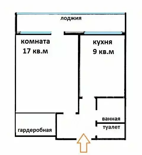 1-к кв. Москва, Москва, Троицк ул. Школьная, 2 (32.4 м) - Фото 1