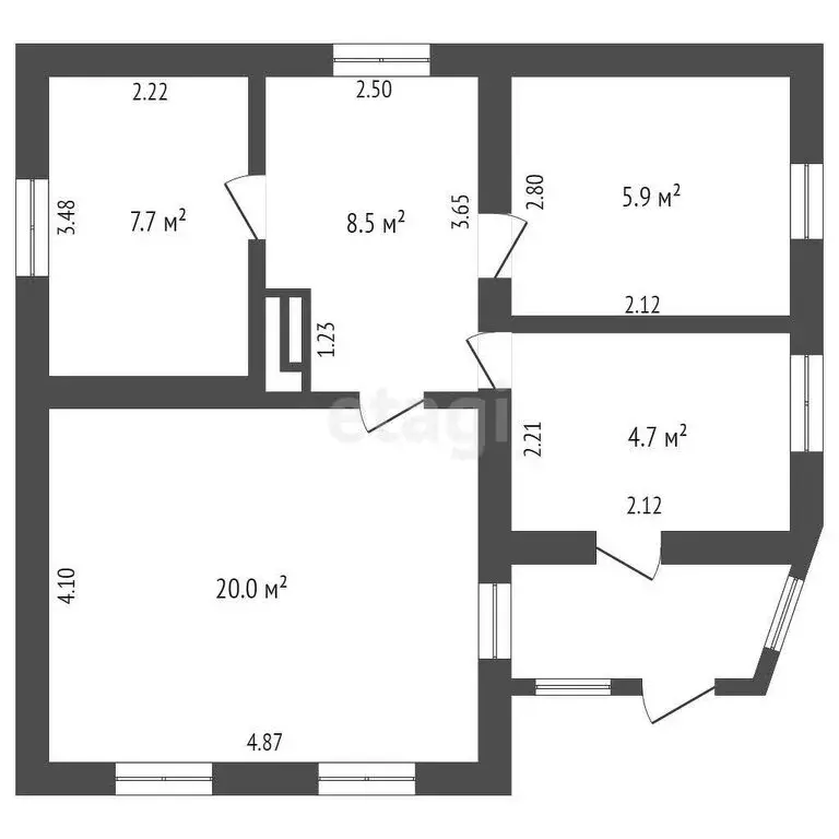 Дом в Таганрог, Водопроводная улица (59.1 м) - Фото 2