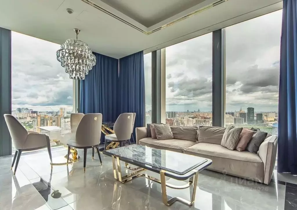 2-к кв. Москва 1-й Красногвардейский проезд, 22с2 (100.0 м) - Фото 1