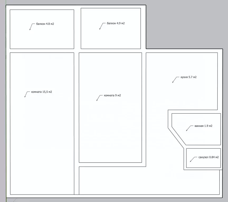 2-к кв. Крым, Ялта ул. Горького, 30 (43.5 м) - Фото 2