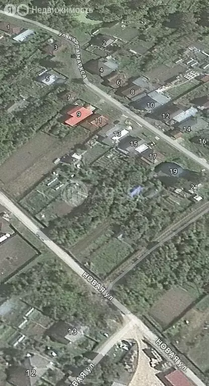 Участок в село Чаадаево, улица Карла Маркса, 17 (15 м) - Фото 1