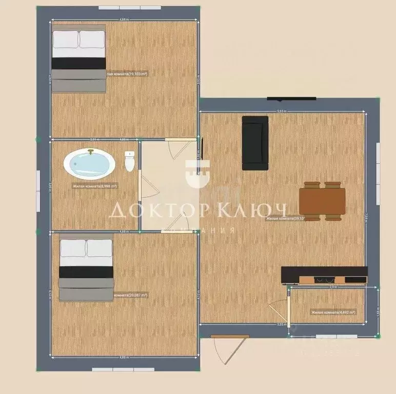 Дом в Новосибирская область, Новосибирский район, Криводановский ... - Фото 2