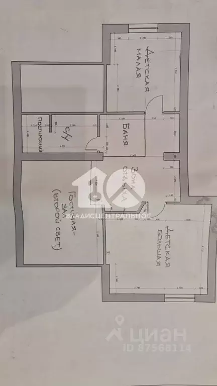 4-к кв. Новосибирская область, Новосибирск Зеленый Бор мкр, 5 (161.1 ... - Фото 2