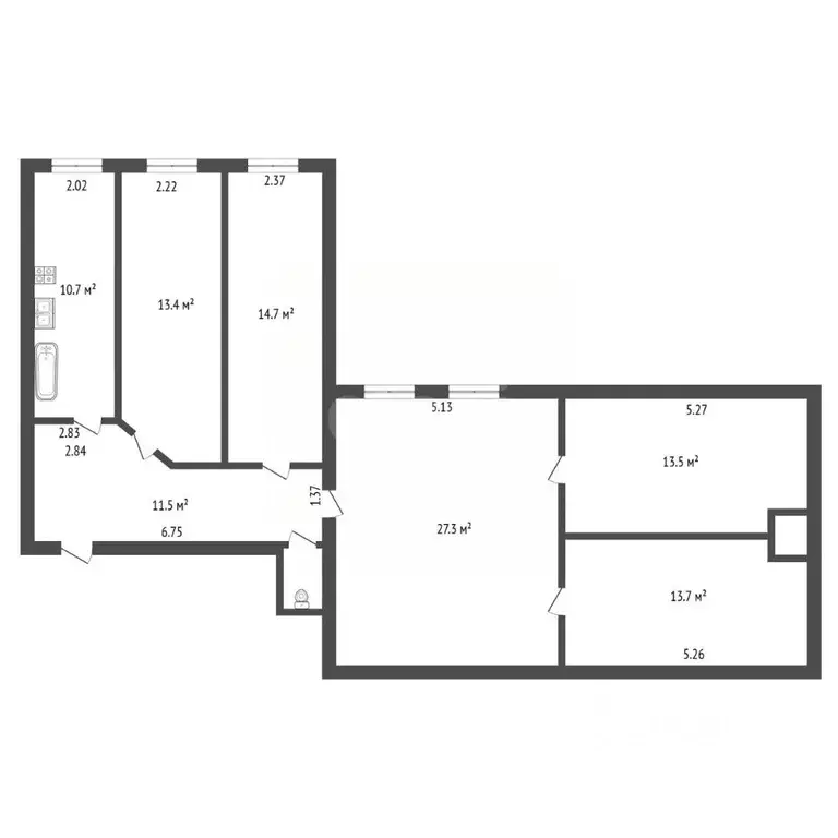 Комната Санкт-Петербург Гороховая ул., 32 (14.7 м) - Фото 2
