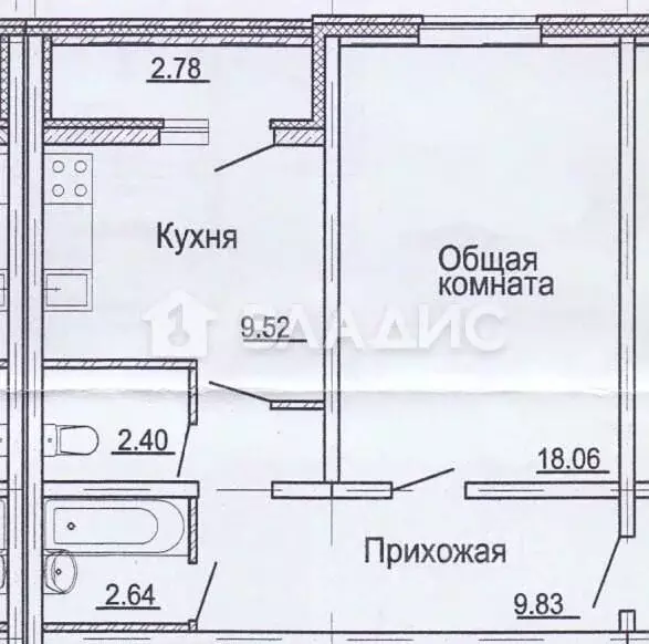 1-к кв. Нижегородская область, Нижний Новгород ул. 40 лет Победы, 18 ... - Фото 1