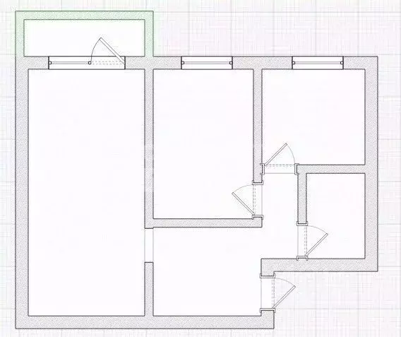 2-к кв. Тульская область, Узловая Октябрьская ул., 27 (40.9 м) - Фото 2