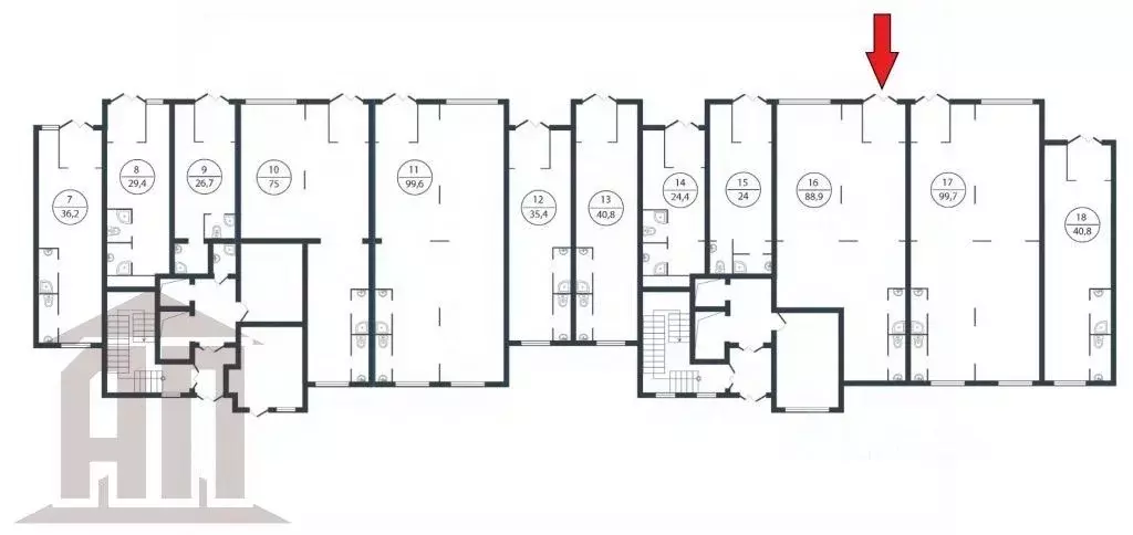 Торговая площадь в Тверская область, Тверь ул. Левитана, 76 (89 м) - Фото 2