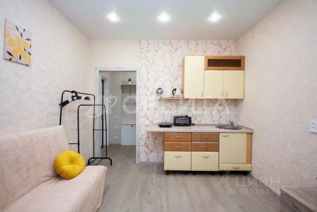 Студия Тюменская область, Тюмень ул. 2-я Луговая, 24к2 (17.8 м) - Фото 2