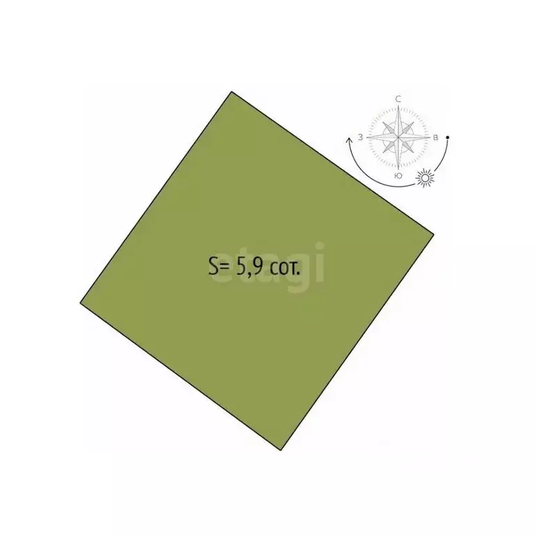 Участок в Новосибирская область, Новосибирский район, Морской ... - Фото 2