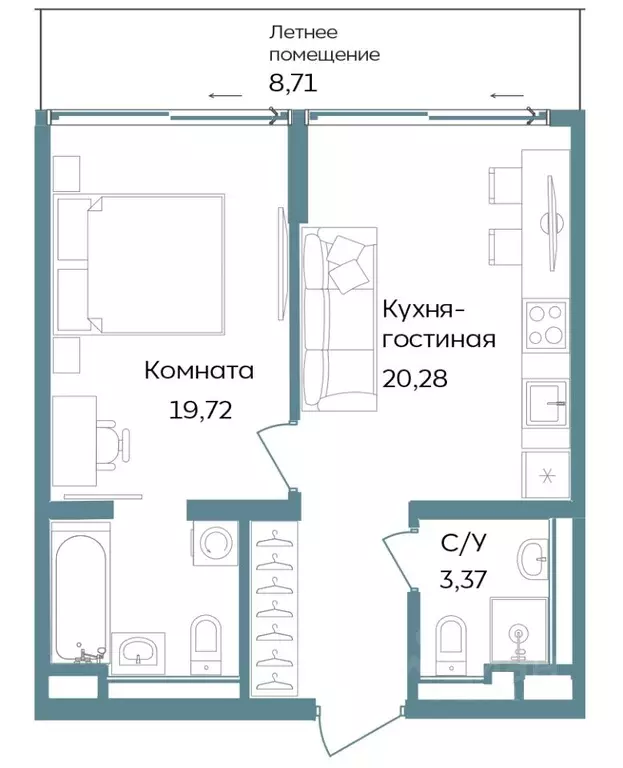 2-к кв. Крым, Саки ул. Морская (52.08 м) - Фото 0