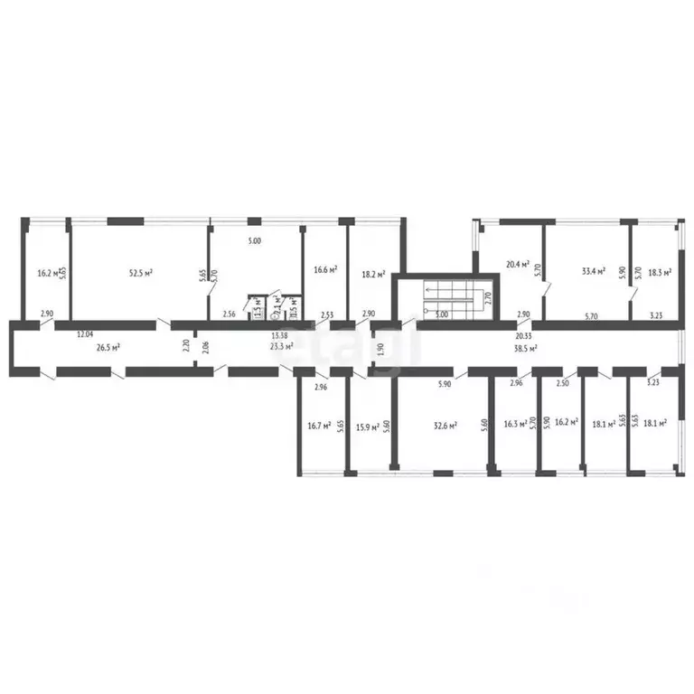 Офис в Ростовская область, Ростов-на-Дону Привокзальная пл., 1/2 (33 ... - Фото 2