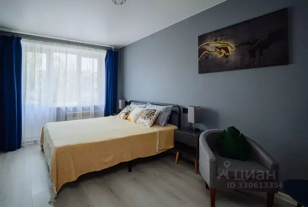 1-к кв. Псковская область, Псков Рижский просп., 68 (32.0 м) - Фото 1