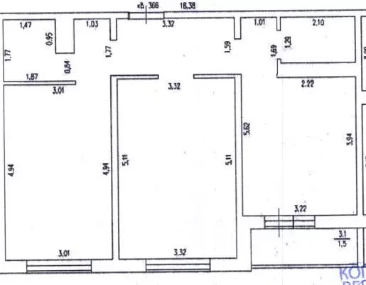 2-к кв. Оренбургская область, Оренбург ул. Поляничко, 11/1 (60.0 м) - Фото 1