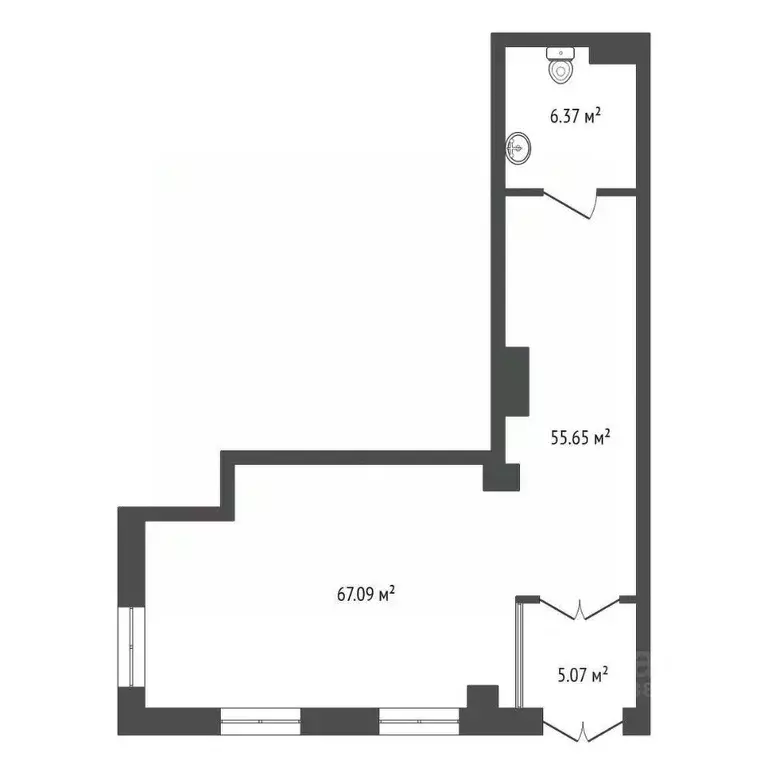 Помещение свободного назначения в Красноярский край, Красноярск ул. ... - Фото 2