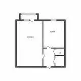 1-комнатная квартира: Курган, жилой район Заозёрный, 7-й микрорайон, ... - Фото 0
