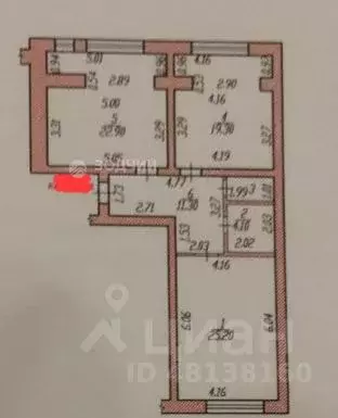 2-к кв. Чувашия, Чебоксары ул. Академика Королева, 5 (84.8 м) - Фото 1