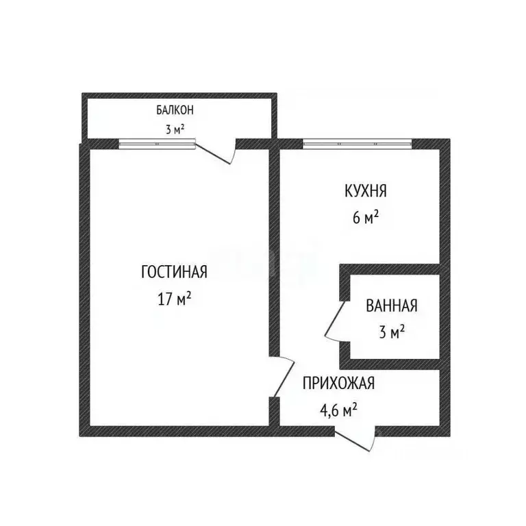 1-к кв. Дагестан, Махачкала ул. Абдулхакима Исмаилова, 76 (33.0 м) - Фото 0
