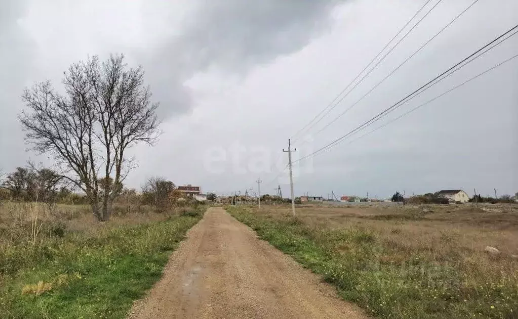 Участок в Крым, Черноморский район, Оленевское с/пос, с. Оленевка  ... - Фото 1
