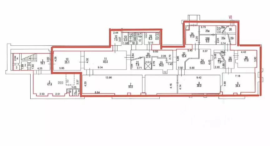 Помещение свободного назначения в Москва Краснопрудная ул., 22-24 (424 ... - Фото 1