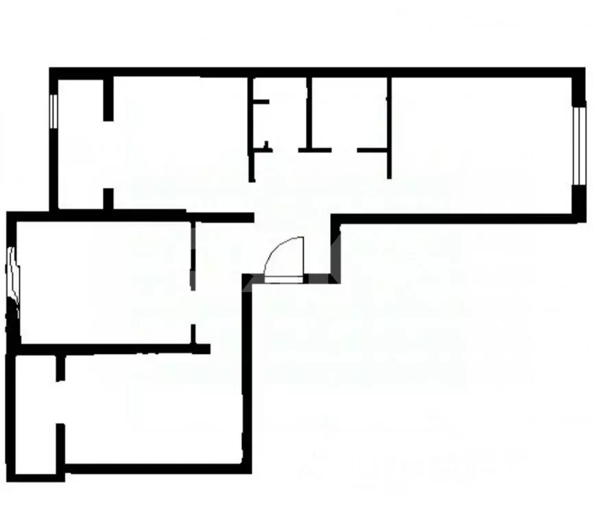 3-к кв. Московская область, Жуковский ул. Гагарина, 62 (74.0 м) - Фото 1