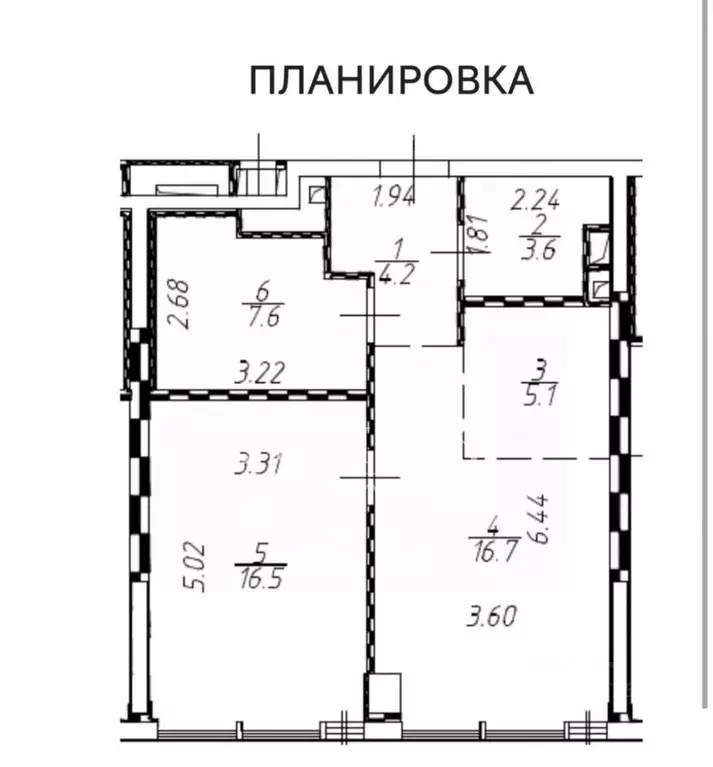 2-к кв. Москва Летниковская ул., 11к1 (54.0 м) - Фото 2