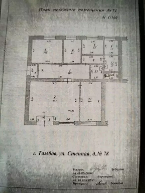 Торговая площадь в Тамбовская область, Тамбов Степная ул., 78 (114 м) - Фото 1