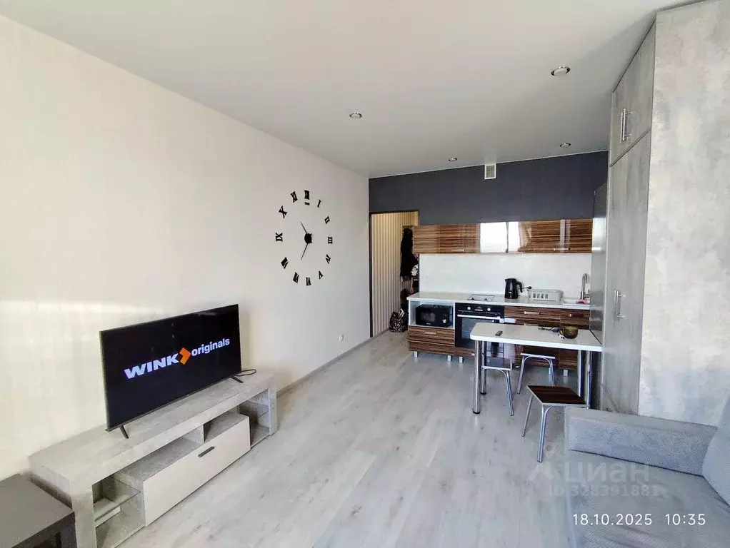 Студия Новосибирская область, Новосибирск Приморская ул., 24 (26.4 м) - Фото 2