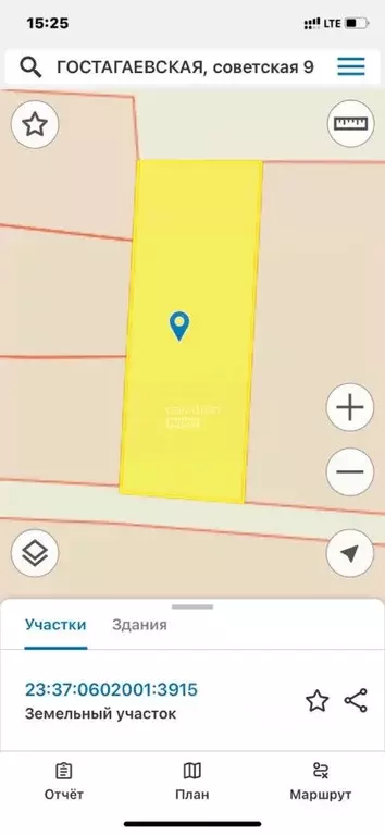 Участок в Краснодарский край, Анапа муниципальный округ, Гостагаевская ... - Фото 1