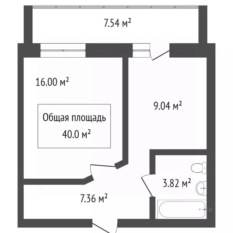 1-к кв. Новосибирская область, Новосибирск ул. Бориса Богаткова, 192/3 ... - Фото 1