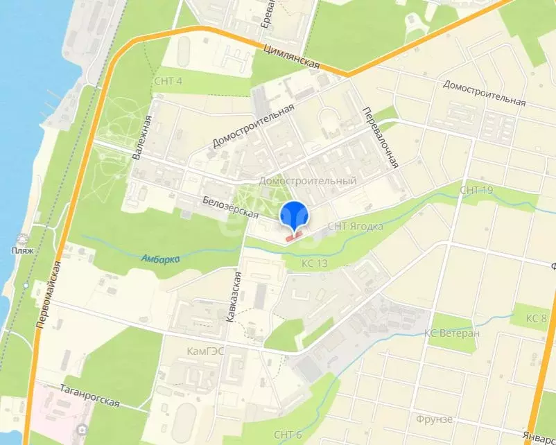2-к кв. Пермский край, Пермь Белозерская ул., 30А (32.2 м) - Фото 1