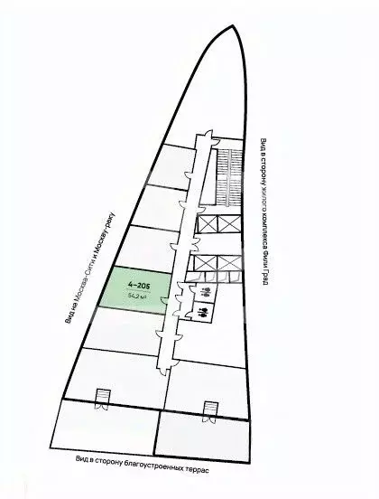 Офис в Москва ул. Заречная, вл6/1 (54 м) - Фото 2