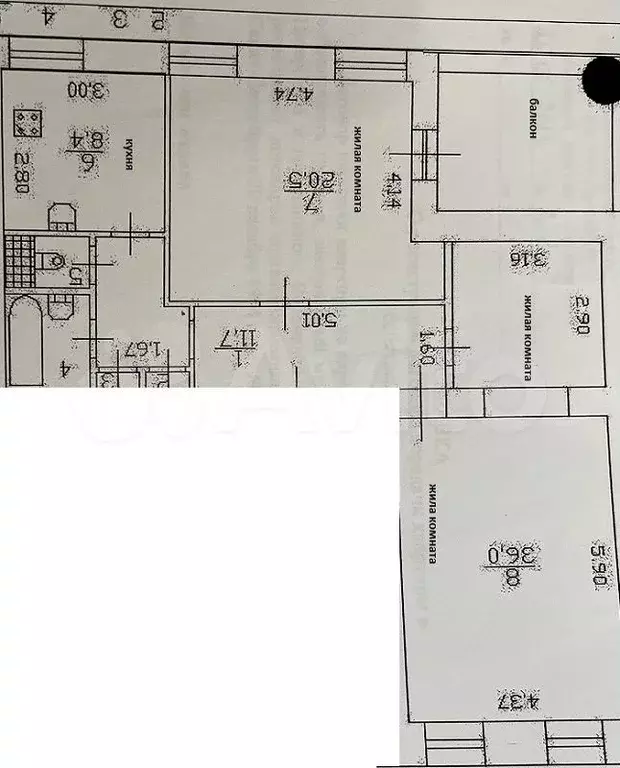 3-к. квартира, 90 м, 4/5 эт. - Фото 0