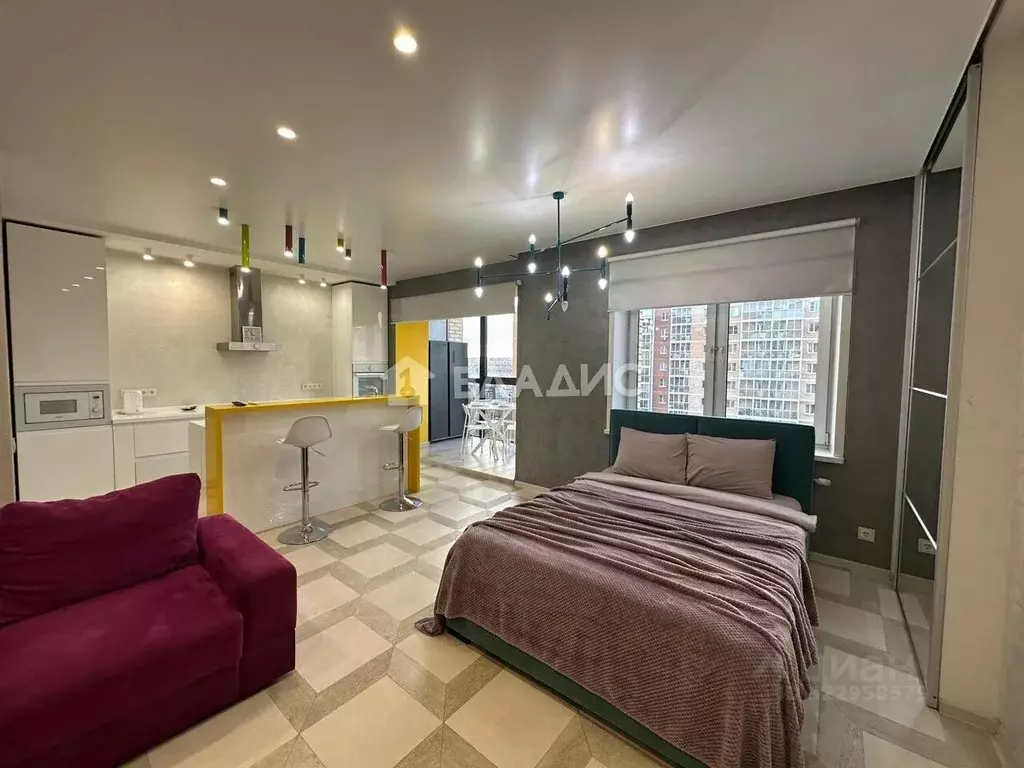 Студия Иркутская область, Иркутск ул. Седова, 65А/3 (48.0 м) - Фото 1