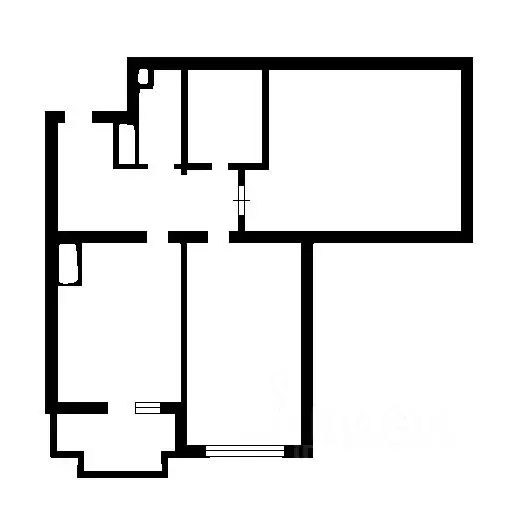 2-к кв. Санкт-Петербург Парашютная ул., 65 (47.0 м) - Фото 1