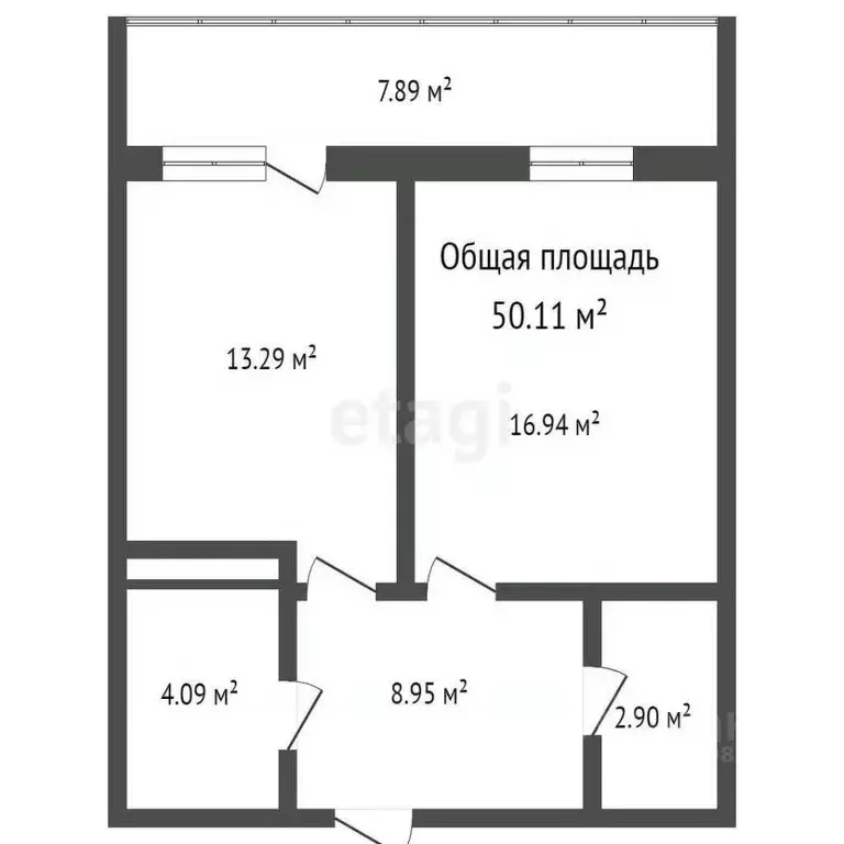 1-к кв. Брянская область, Брянск Степная ул., 9 (51.4 м) - Фото 1