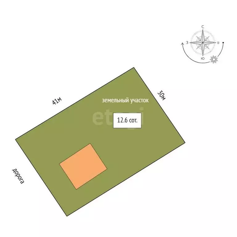 Дом в Чернушка, улица Есенина (107.8 м) - Фото 1