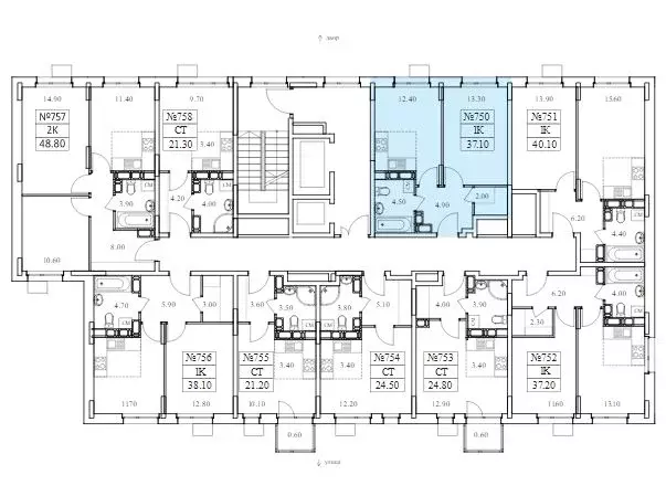 Студия Московская область, Люберцы ул. Солнечная, 2 (24.5 м) - Фото 1