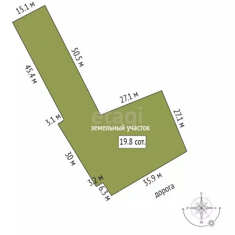 Участок в Московская область, Одинцовский городской округ, д. ... - Фото 2