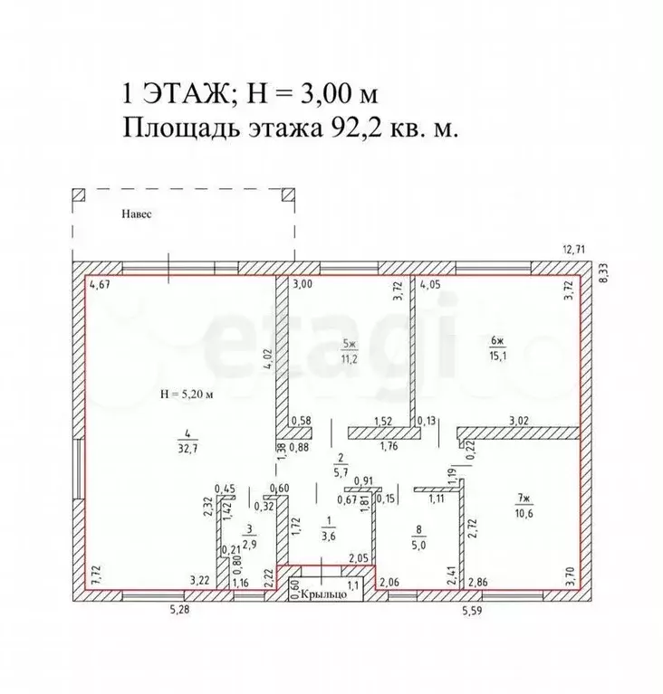 Дом 92 м на участке 4 сот. - Фото 0