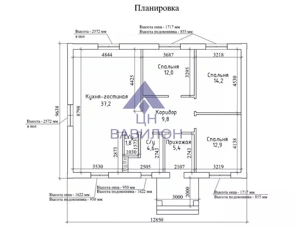 Дом в Ростовская область, Волгодонск В-Б кв-л,  (100 м) - Фото 2