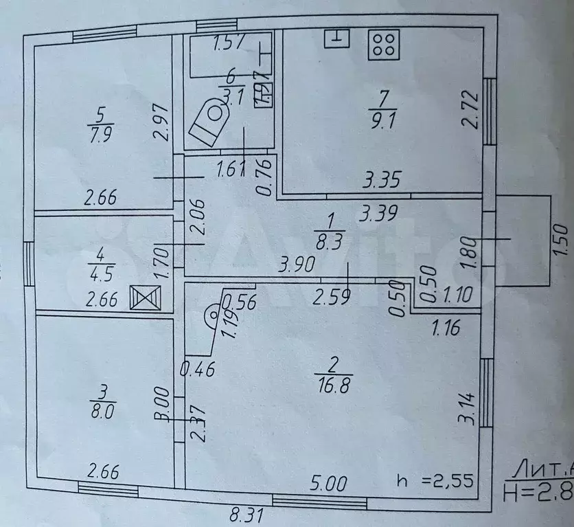 Дом 57 м на участке 4 сот. - Фото 0