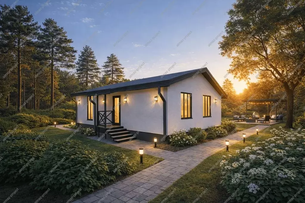 Коттедж в Башкортостан, Уфимский район, Таптыковский сельсовет, д. ... - Фото 2