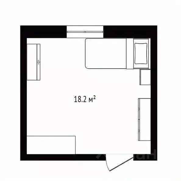Комната Новосибирская область, Новосибирск ул. Авиастроителей, 8 (18.2 ... - Фото 2