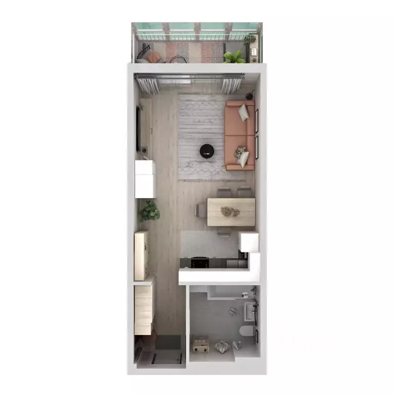 1-к кв. Красноярский край, Красноярск ул. Светлова (36.4 м) - Фото 1