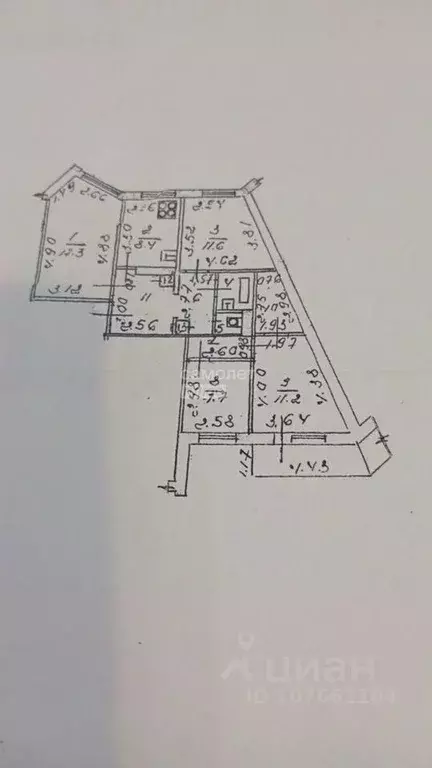 4-к кв. Липецкая область, Липецк Сиреневый проезд, 3 (77.5 м) - Фото 2