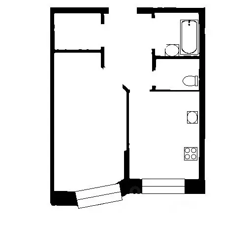1-к кв. Санкт-Петербург пос. Парголово, ул. Михаила Дудина, 25к1 (40.0 ... - Фото 2