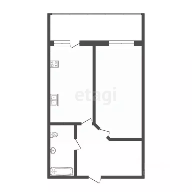 1-к кв. Марий Эл, Йошкар-Ола Спортивный мкр,  (43.31 м) - Фото 2