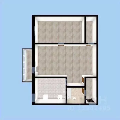 2-к кв. Бурятия, Улан-Удэ ул. Тулаева, 134 (41.9 м) - Фото 1