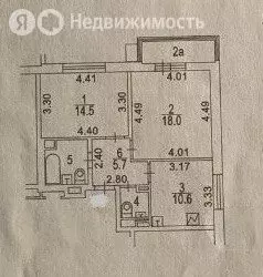 2-комнатная квартира: Москва, Большая Филёвская улица, 6А (55.5 м) - Фото 1