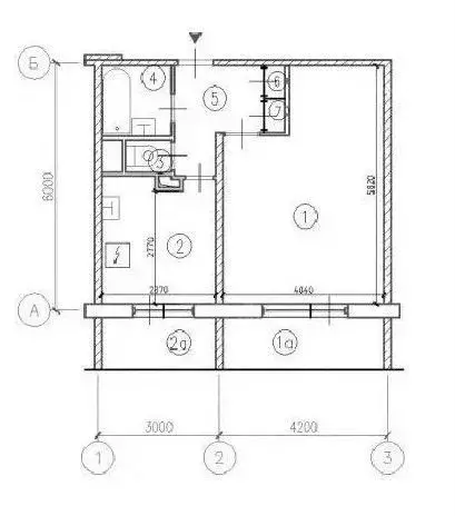 1-к кв. Москва Керамический проезд, 71К1 (40.0 м) - Фото 1